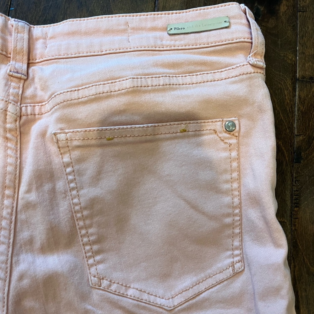 Pilcro Stet Fit Pink Jeans size 28 Anthropologie - Picture 7 of 8